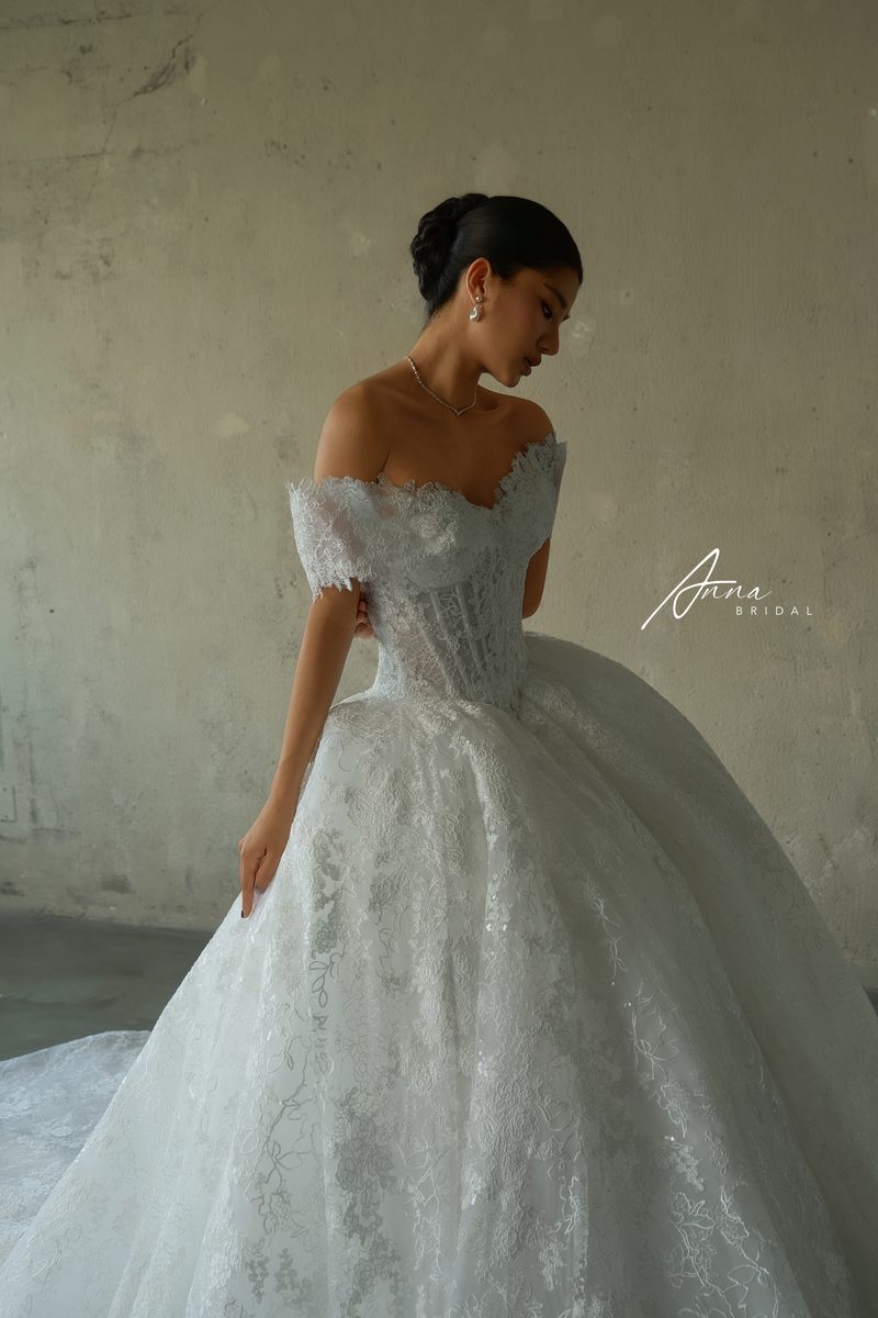 Váy cưới ren mermaid Anna Bridal